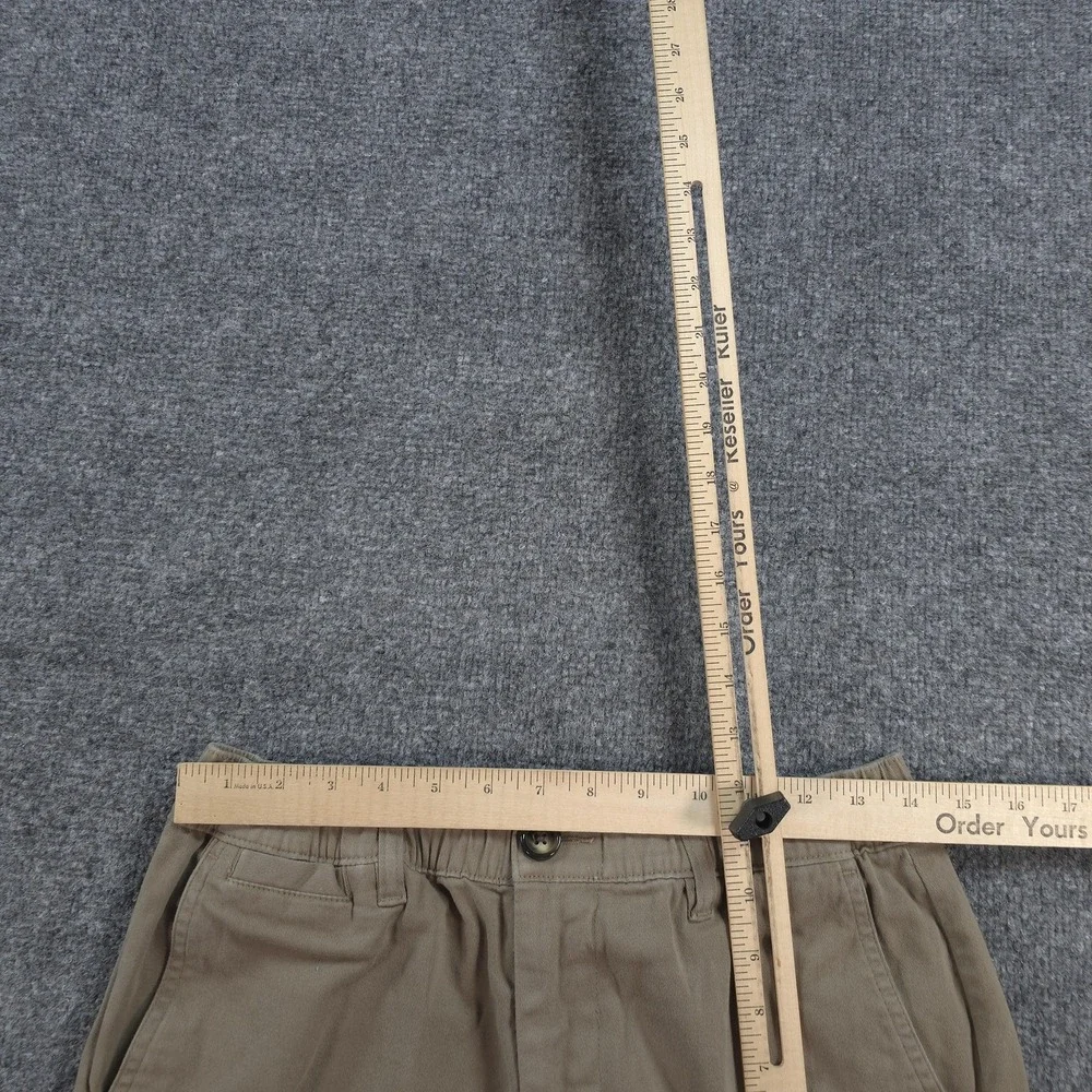 Cove USA Pants Mens 28x29 Beige Stretch Chino Elastic Waist Casual Wear Surf